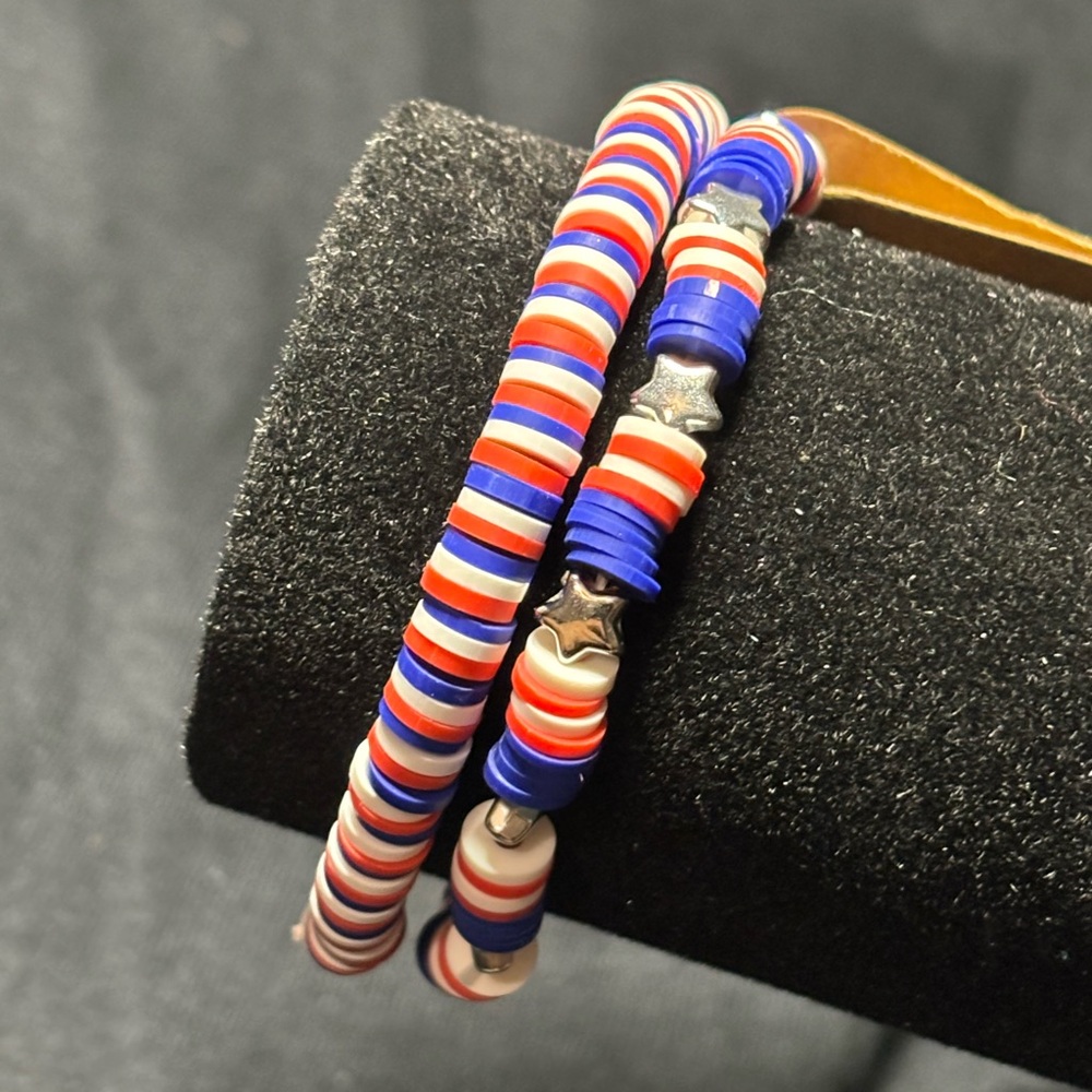 🐠 New handmade Clay mix beads bracelet